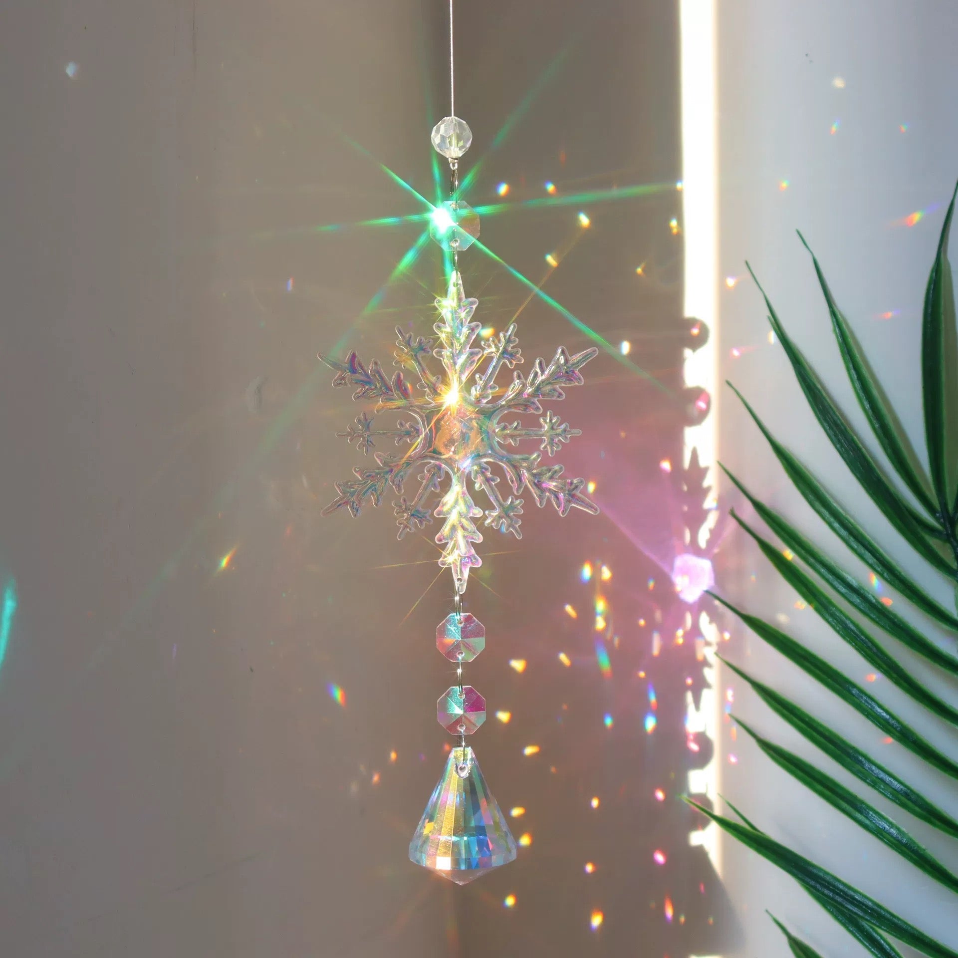 Christmas Snowflake Suncatcher A