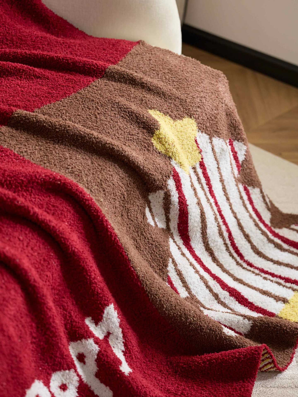 Christmas Stocking Plush Throw Blanket