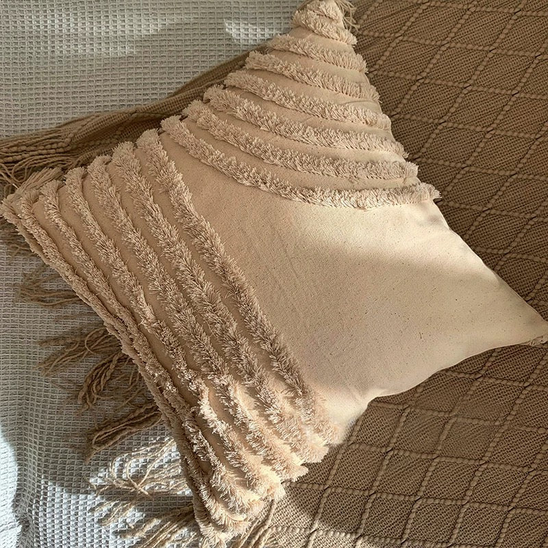 Boho Cozy Pillow Cover B