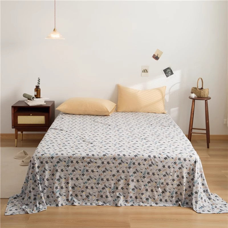Cotton Floral Bed Sheets