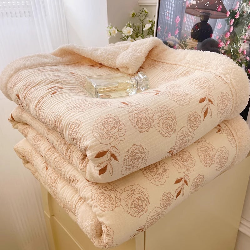 Soft Fleece Kids Blanket – Warm & Cozy for Winter Rose
