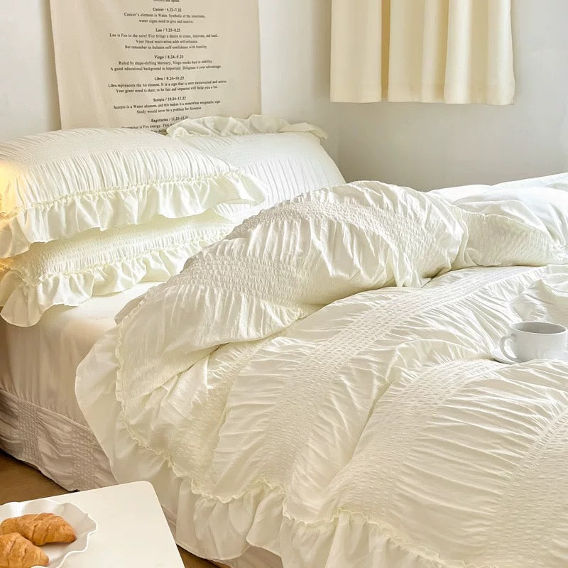Chic Girl Lace Duvet Cover Set