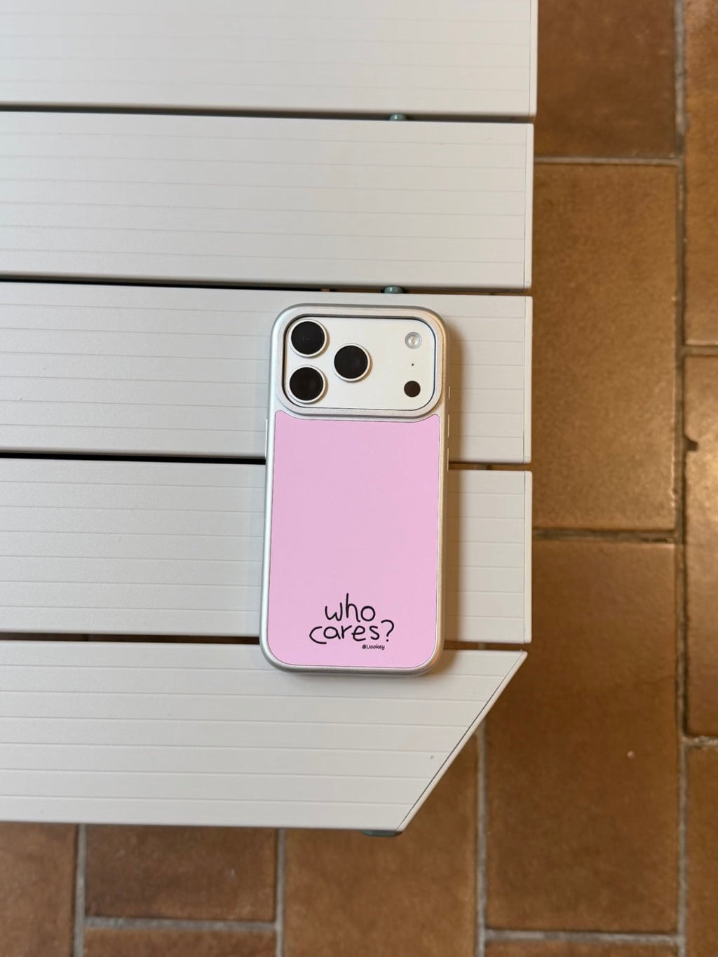 Glossy Light Pink iPhone Case