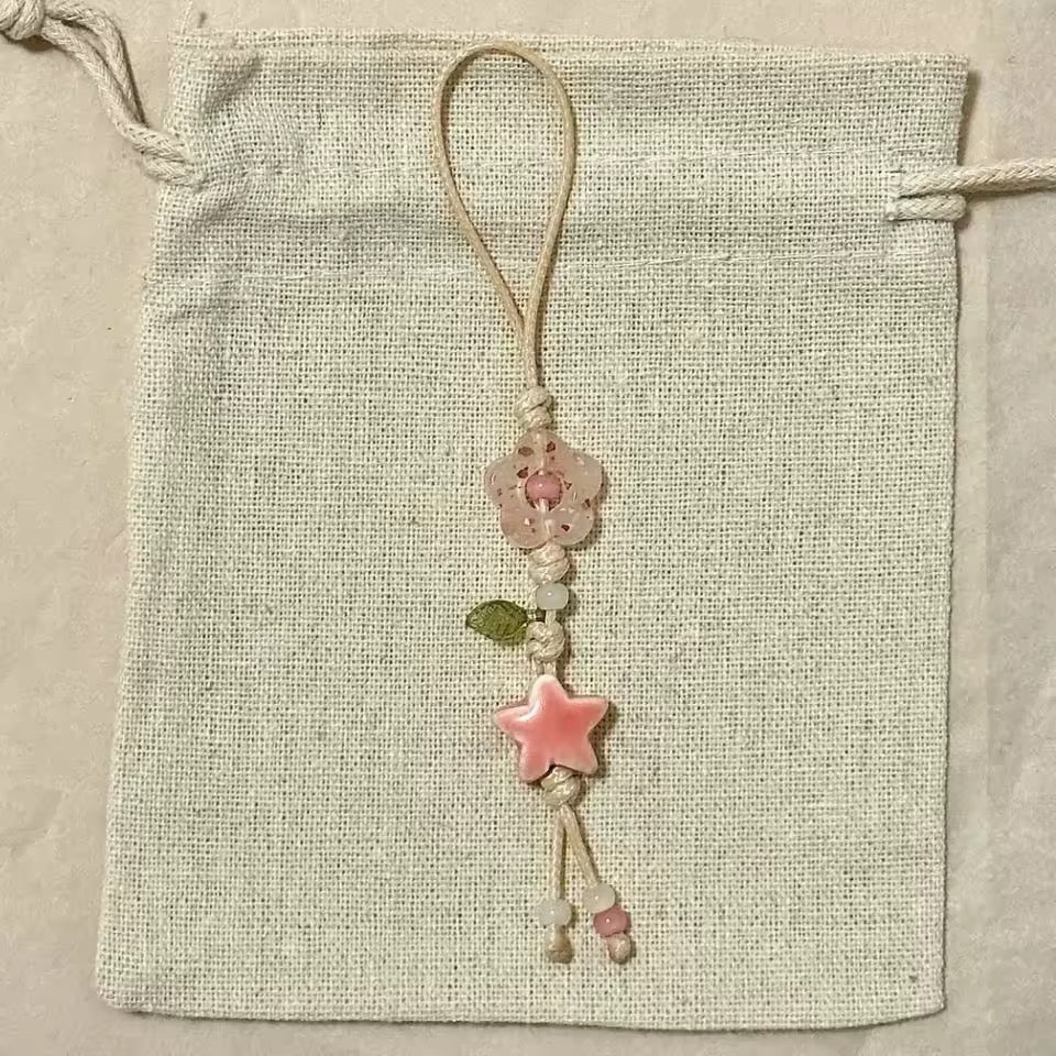 Cute Star & Flower Phone Charm Strap B