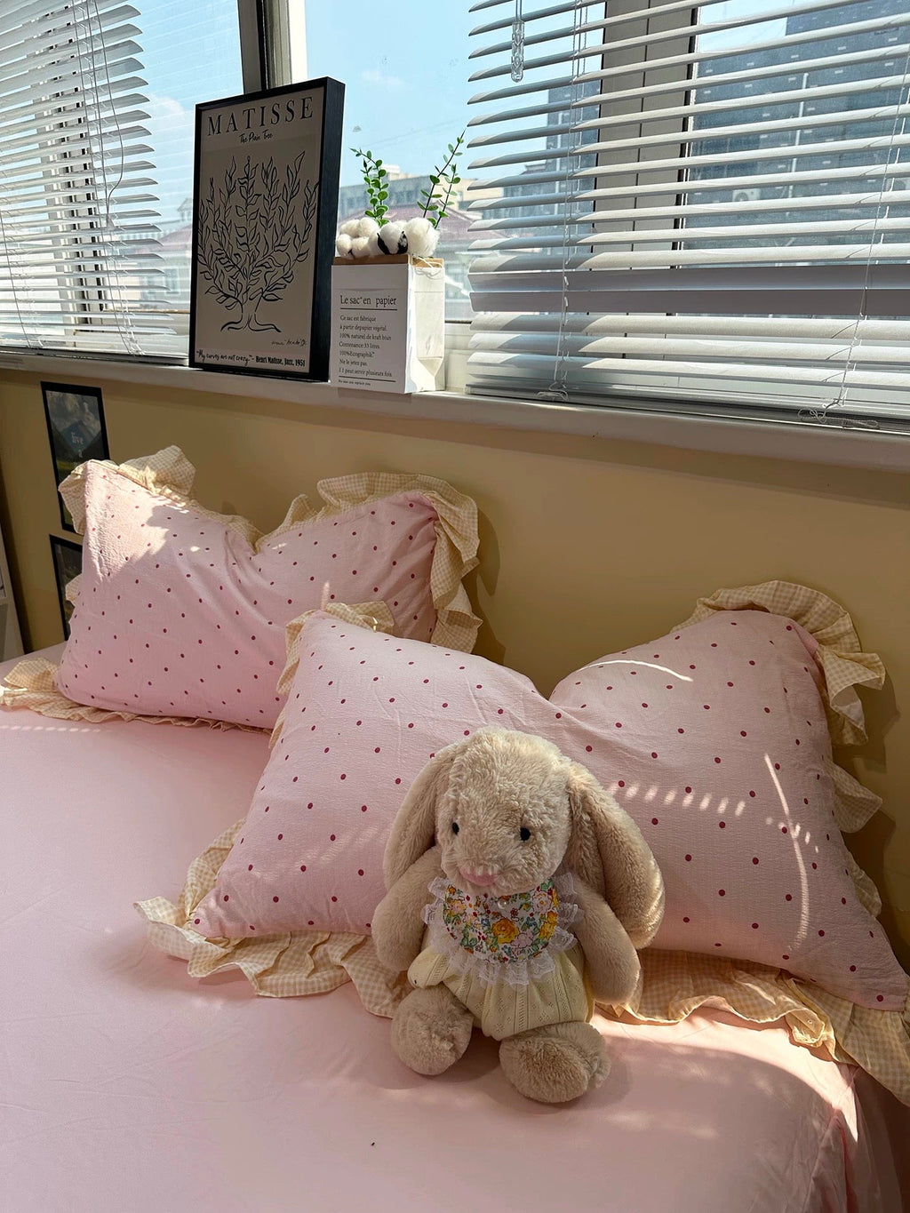 Pink Coquette Ruffle Bedding Set