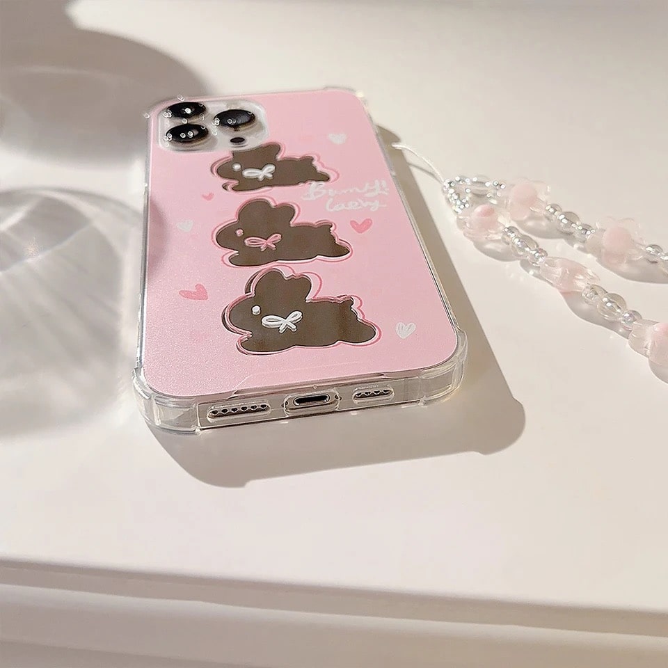 Pink Bunny iPhone Case