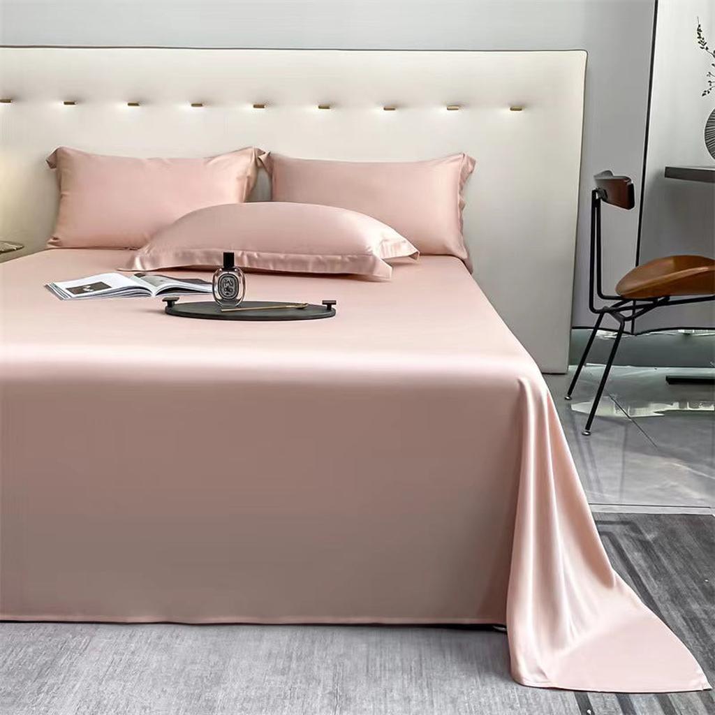 Solid Color Tencel Sheet Set - 8 Colors Dusty Pink