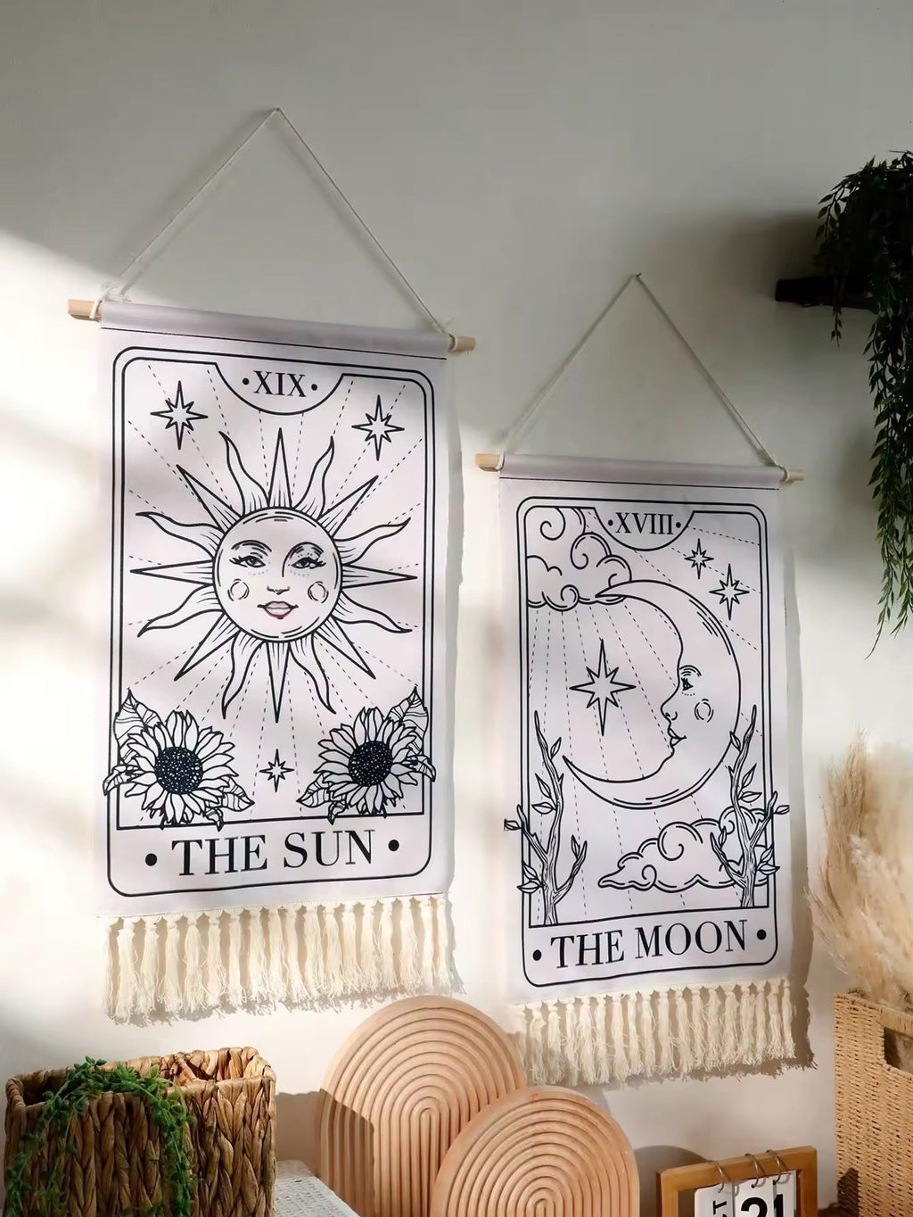 Sun & Moon Tarot Tapestry