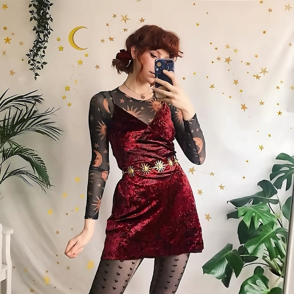Sun and Moon Crop Top