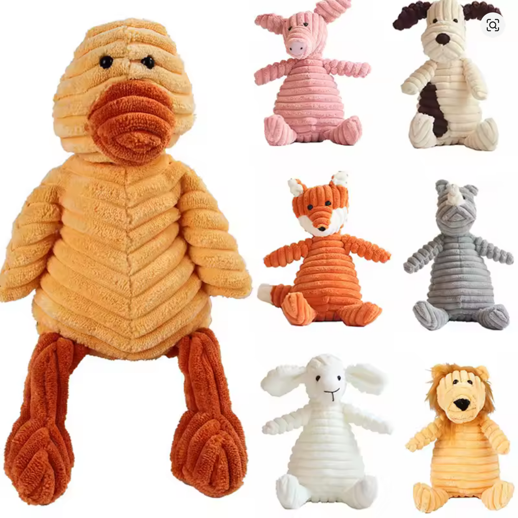 Plush Squeaky Lion Dog Toy – Soft Chew Toy for Small & Medium Dogs