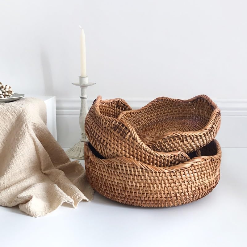Nordic Handwoven Rattan Baskets