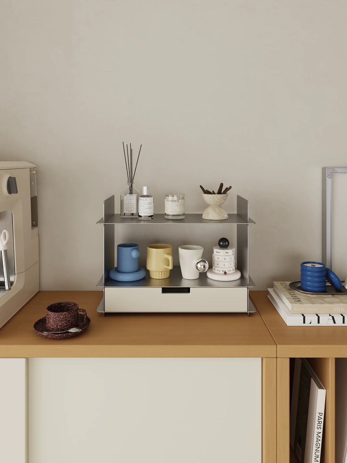 Bauhaus Pastel Desk Shelf