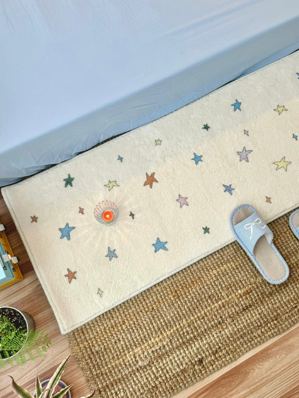 Y2K Pastel Star Rug