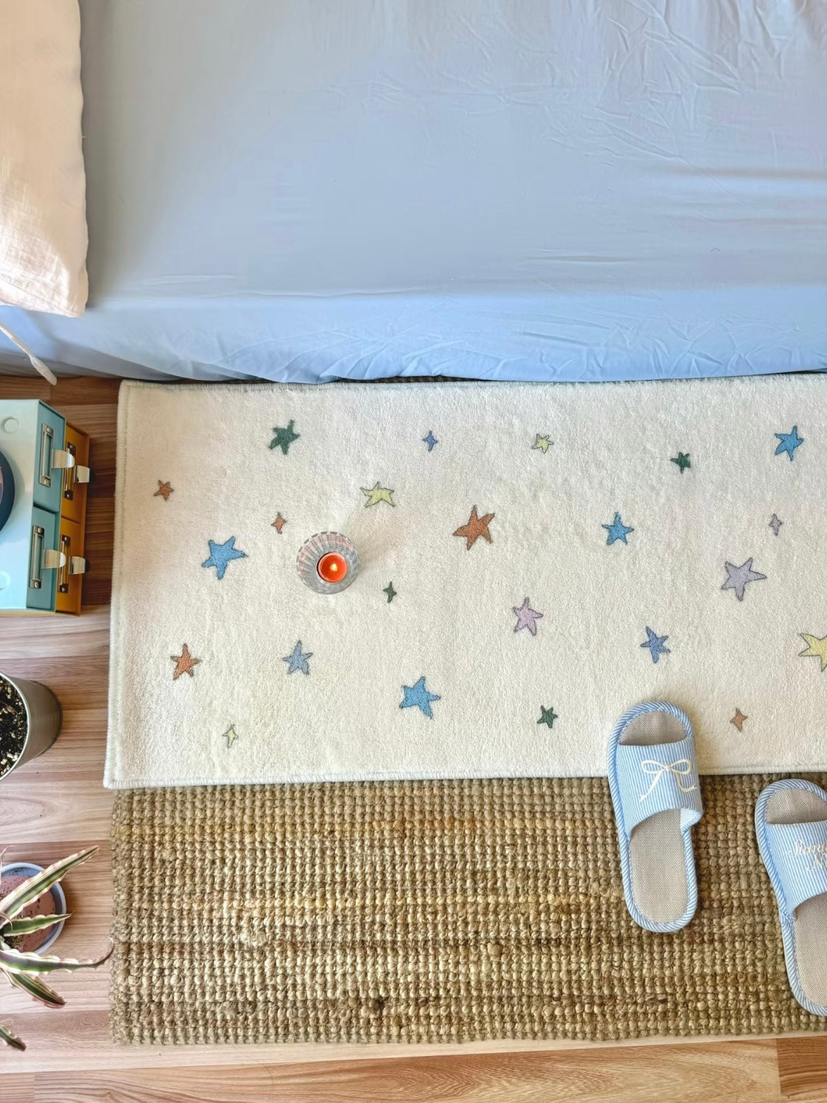Y2K Pastel Star Rug
