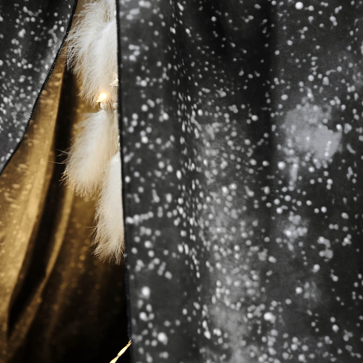 Starry Night Bed Canopy – Space Theme Room Decor