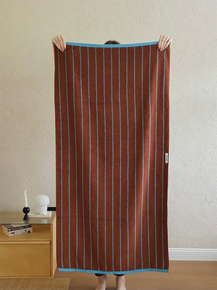 Striped Bath & Hand Towel