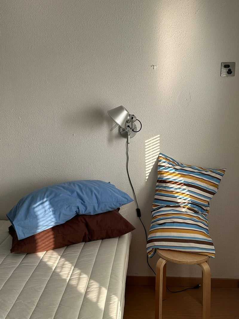 Multicolor Striped Pillow Case