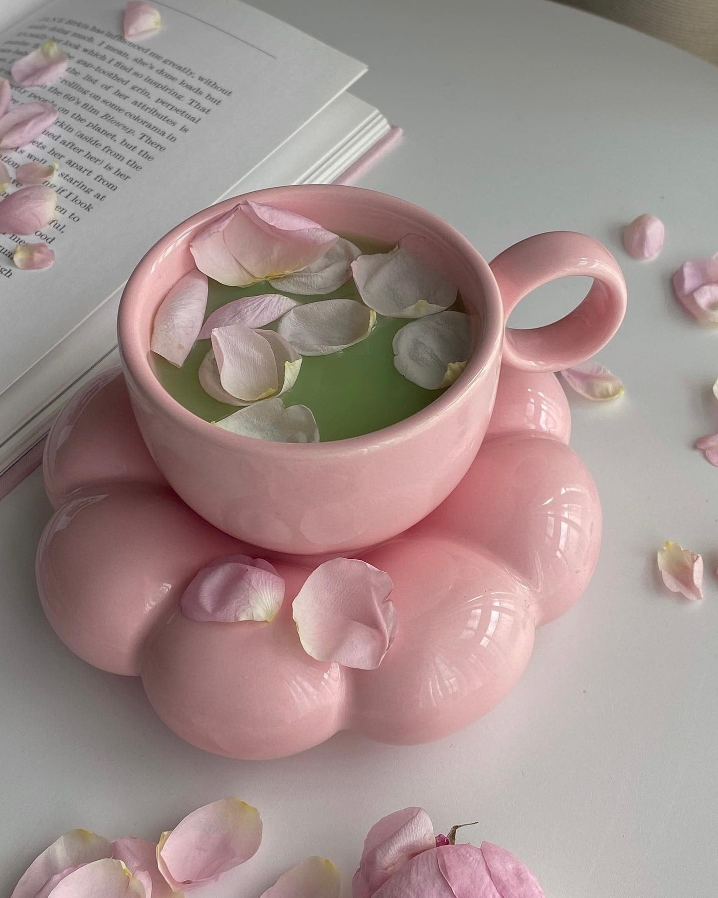 Pink Bubble Mug Set