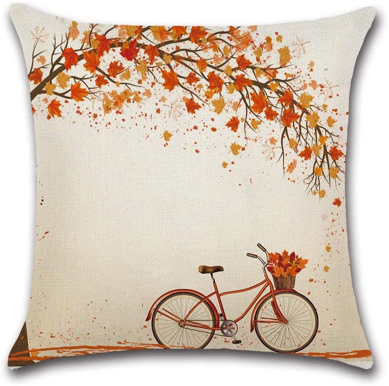 Falling Leaves Cushion Cover Subsiding