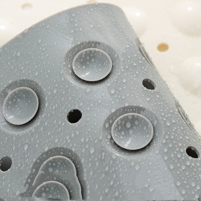 Non-Slip Shower Mat With Scrubber