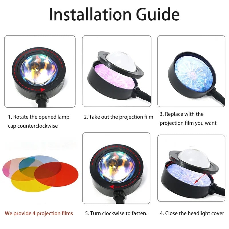 LED Sunset Lamp