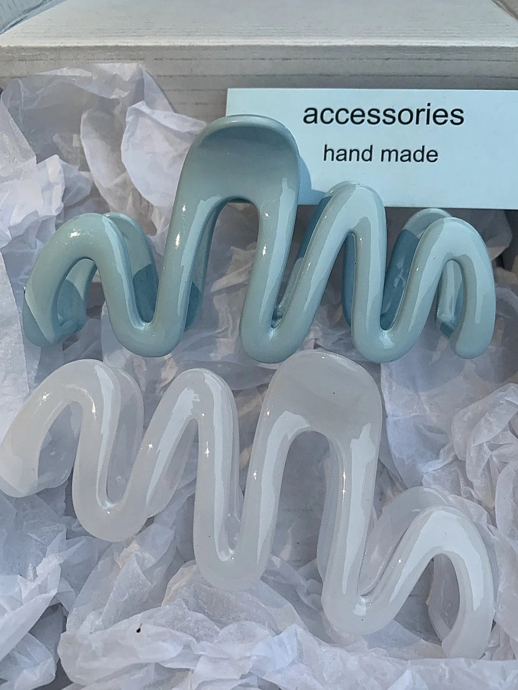 Colorful Jelly Wave Hairpin