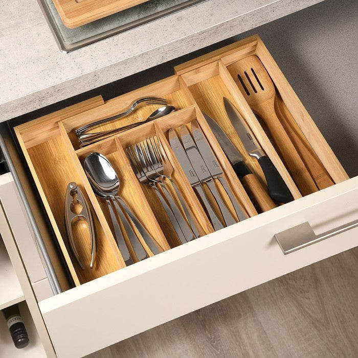 Takumi Bamboo Flatware Drawer Organizer