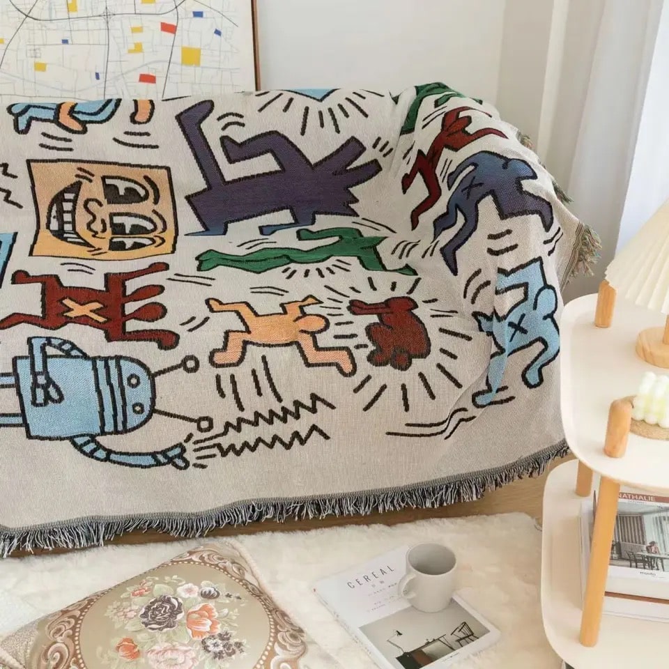Jigsaw Puzzle Throw Blanket