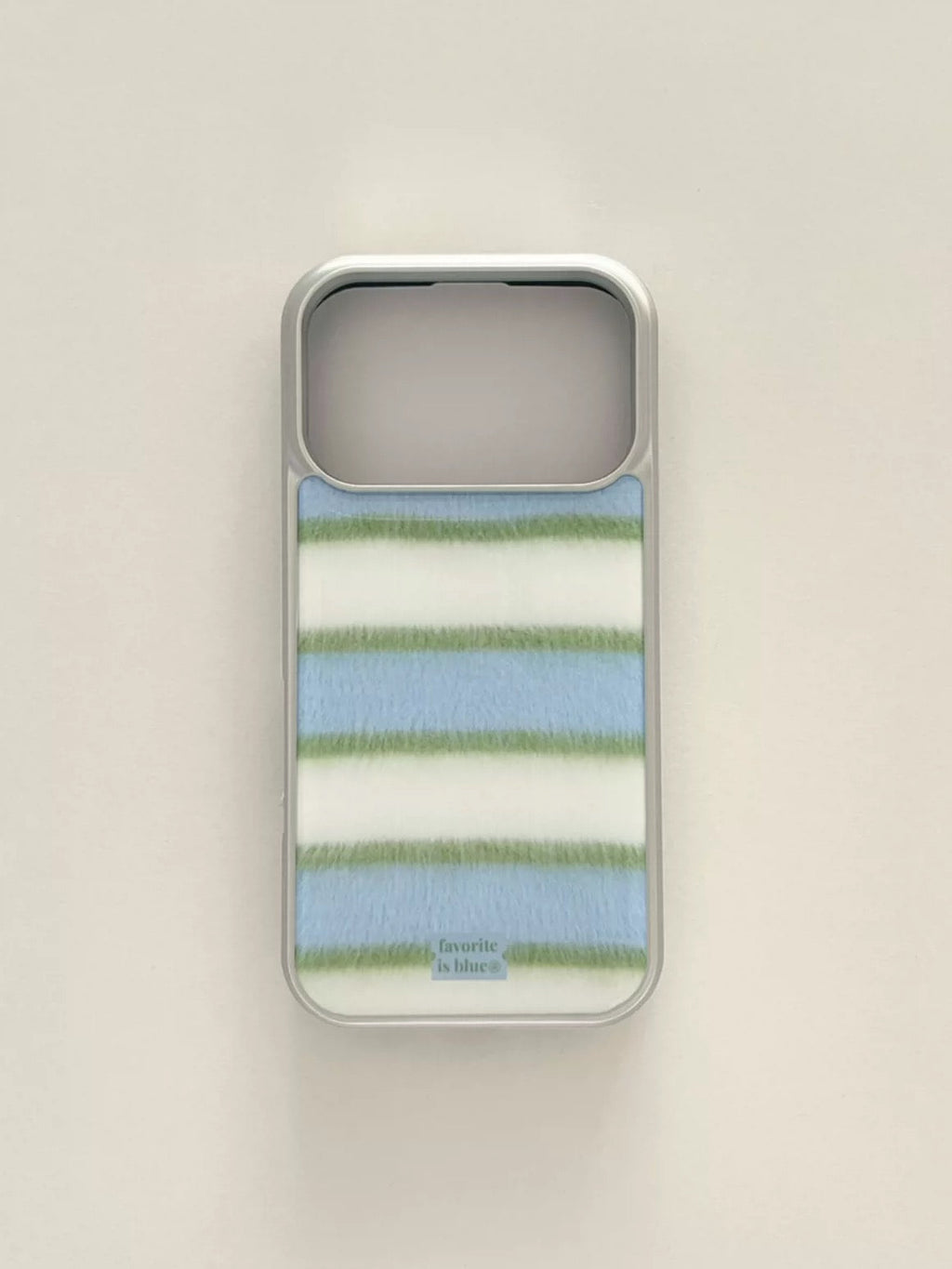 Blue Sporty Preppy Striped iPhone Case