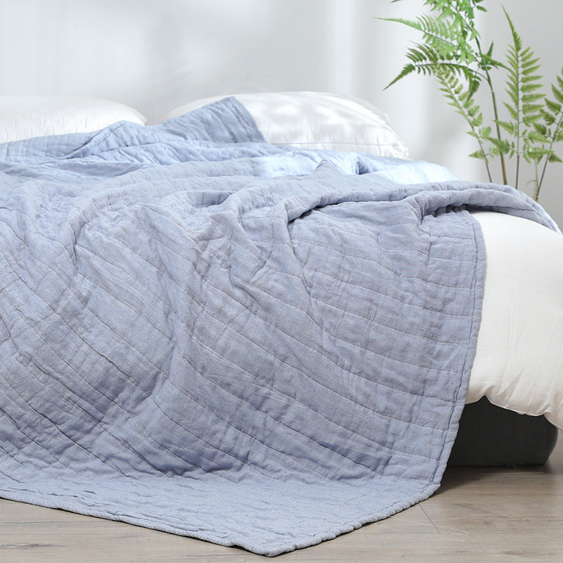 Cotton Muslin Thorw Blanket – Queen Size