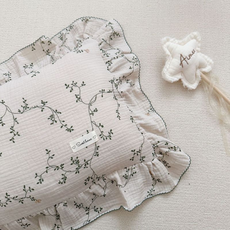 Best Cotton Toddler Pillow Insert + Pillowcase: Vine