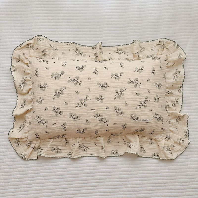 Best Cotton Toddler Pillow Insert + Pillowcase: Hyacinth