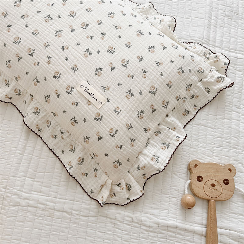 Best Cotton Toddler Pillow Insert + Pillowcase: Rose
