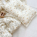 Daisy Vine Kids Comforter – Cotton Muslin with Lace Trim