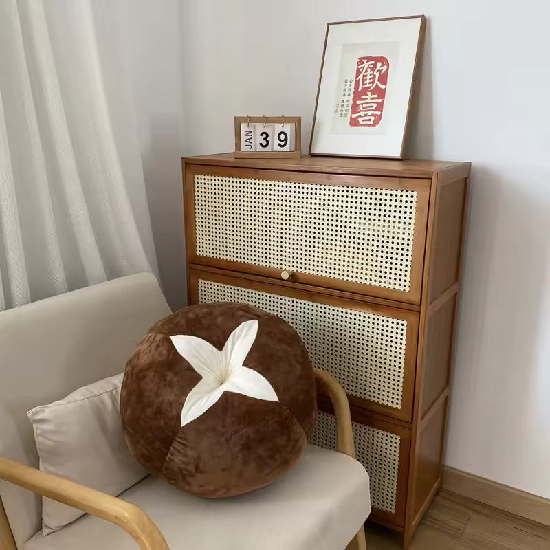 Tomato Cushion Pillow Brown