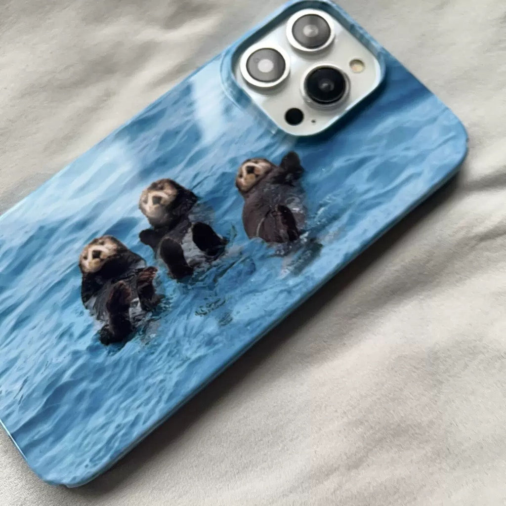Cute Otters iPhone Case