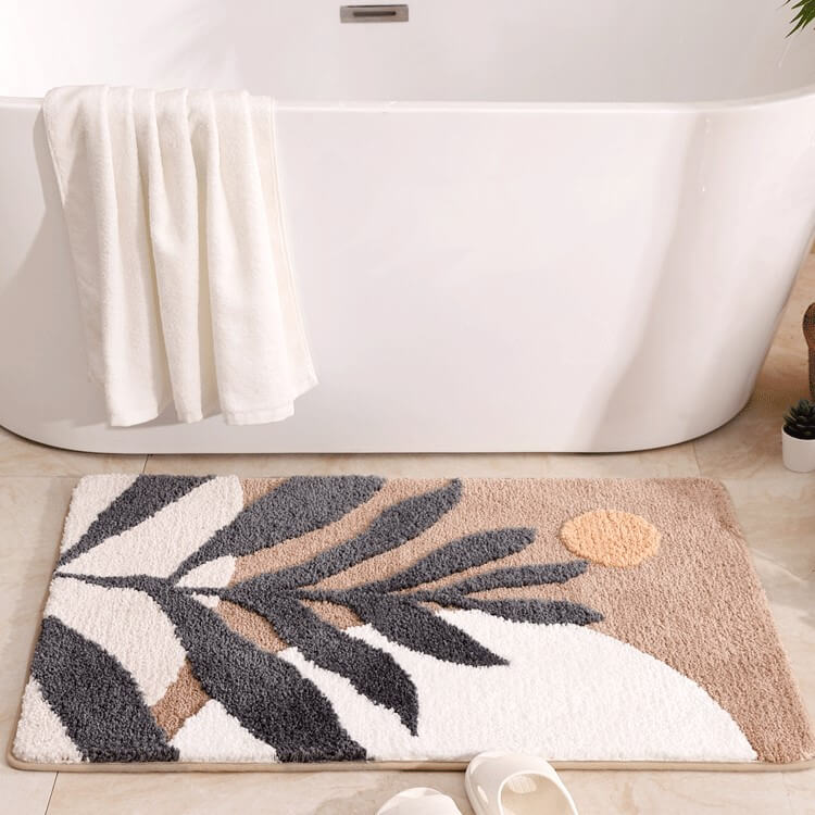 Skorda Nordic Flocked Bath Mat