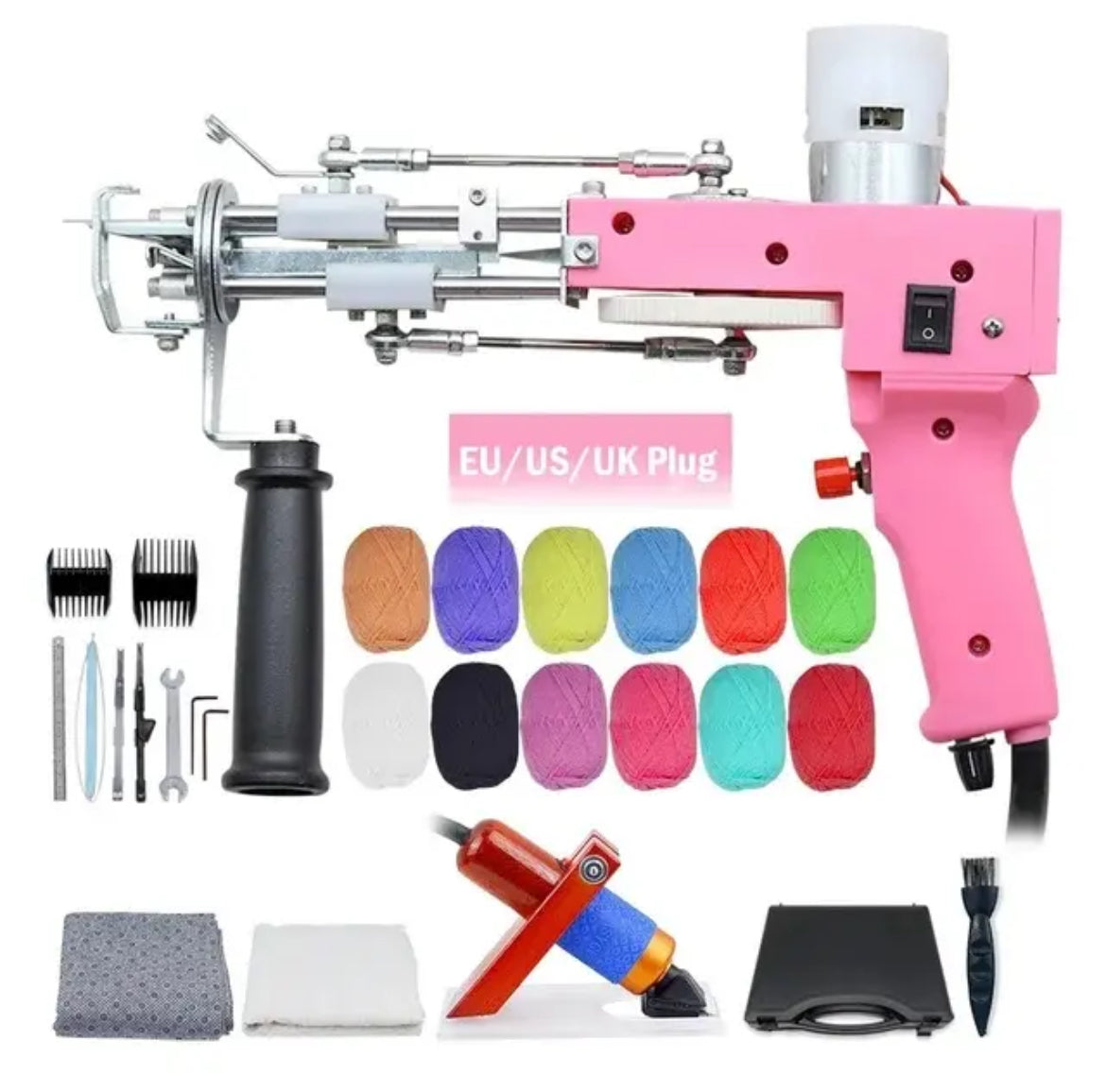 Tufting Gun Starter Kit Pink Large Set