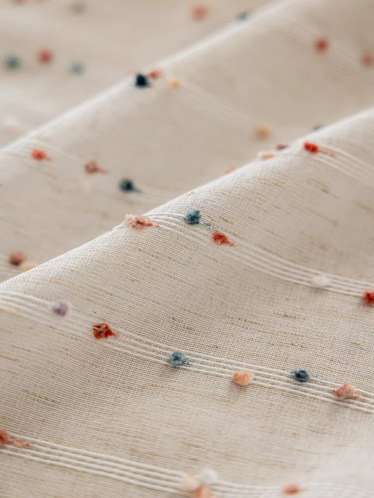 Boho Pom Pom Curtains