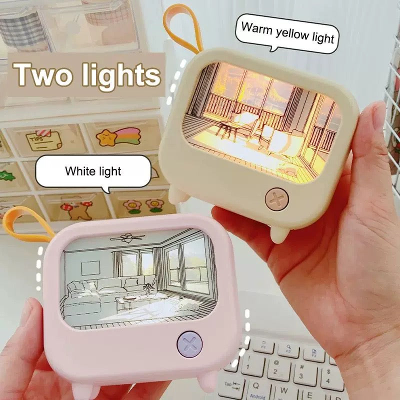 TV Painting Night Light