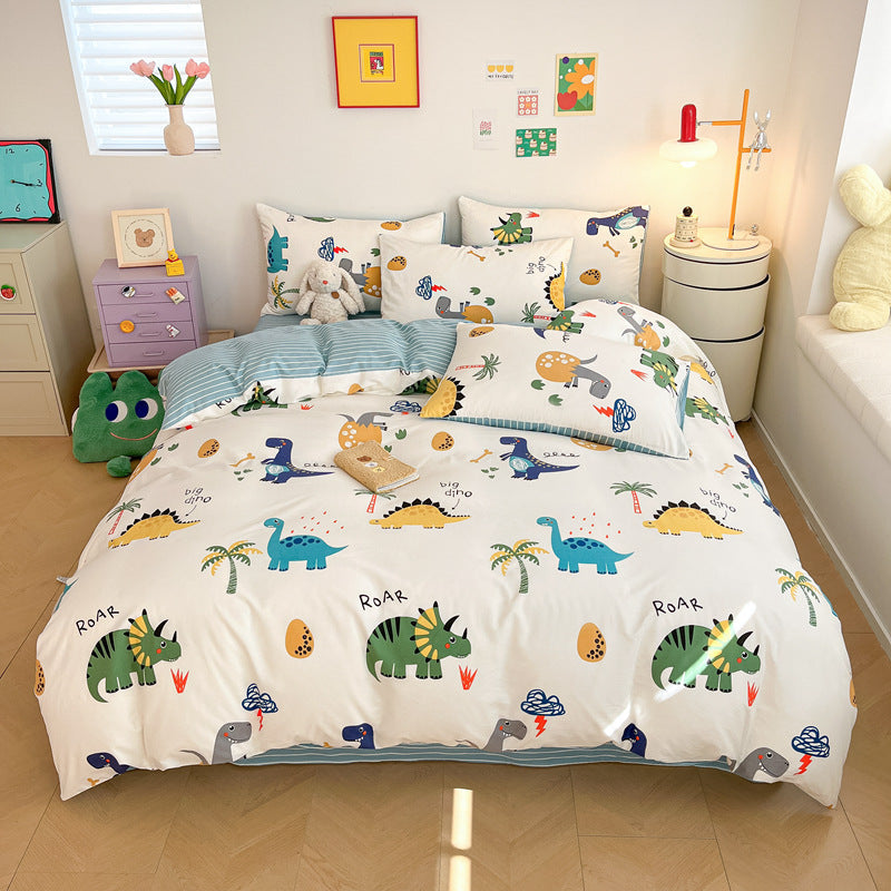 Dinosaur Twin Bedding Set – Cotton Kids Bedding Jurassic