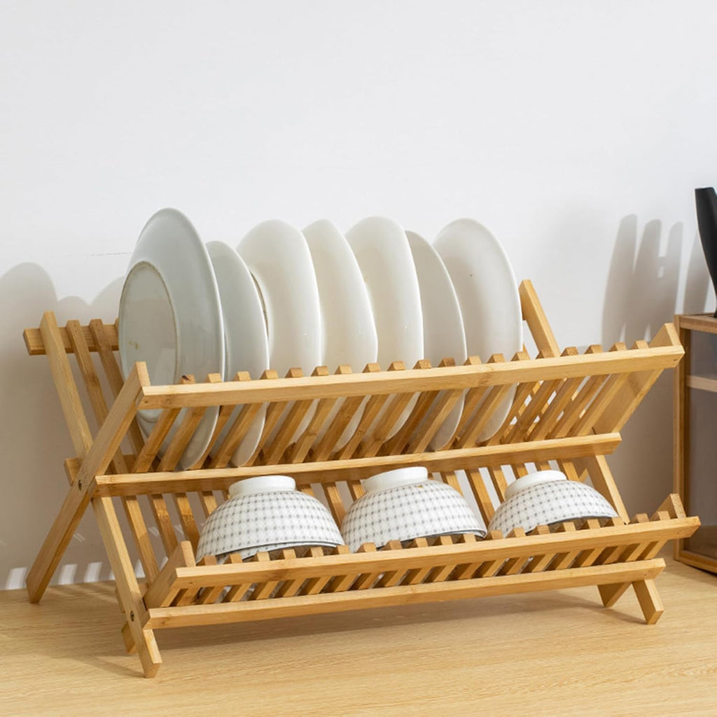 Hinoki Bamboo Dish Drying Rack