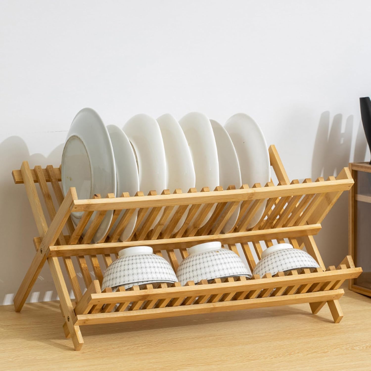 Hinoki Bamboo Dish Drying Rack
