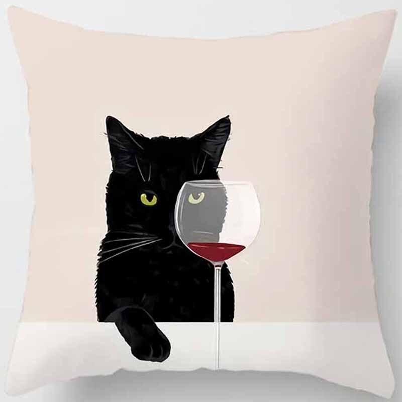 Feline Cushion Covers Focus