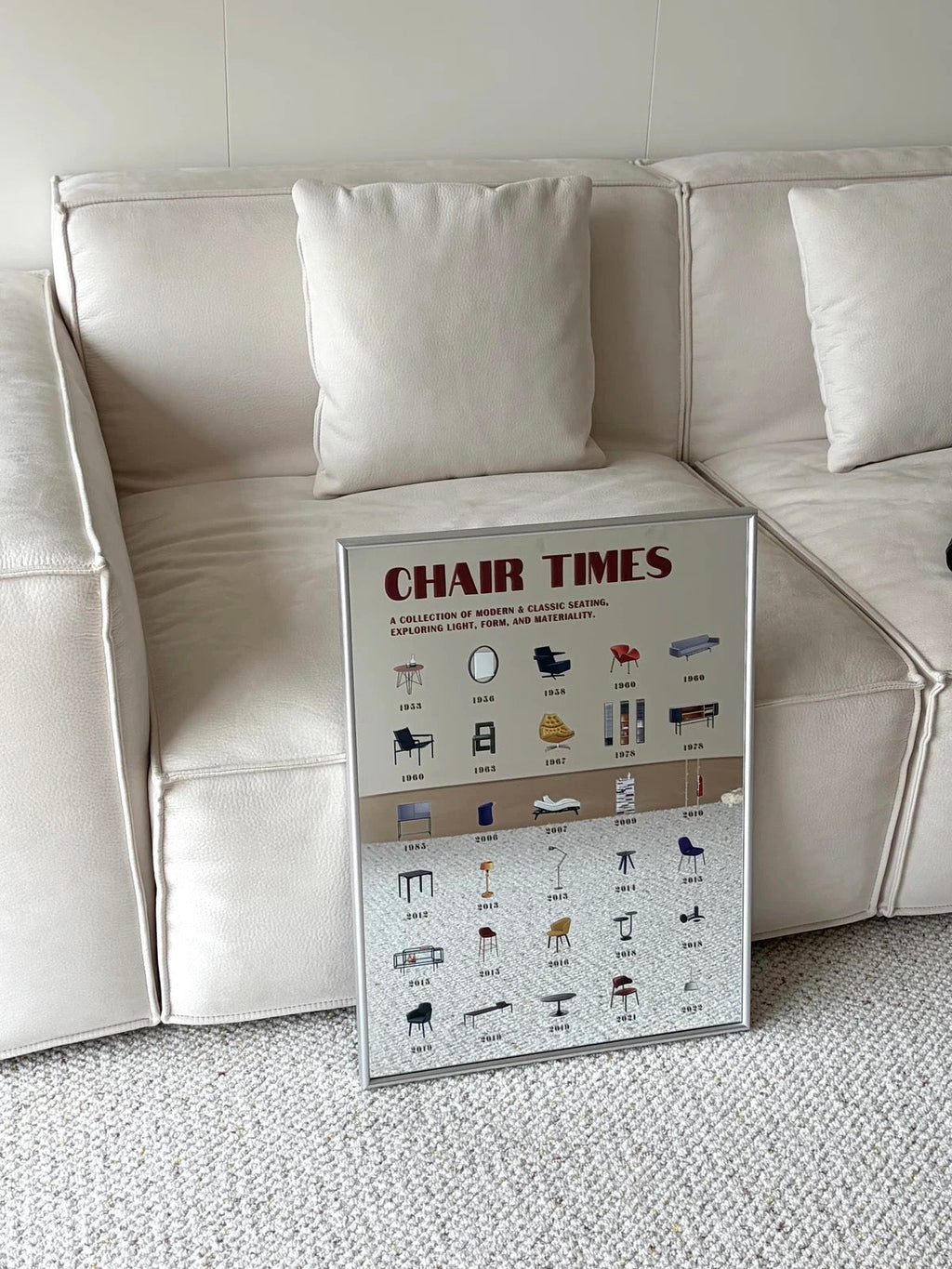 Chair Print Wall Mirror