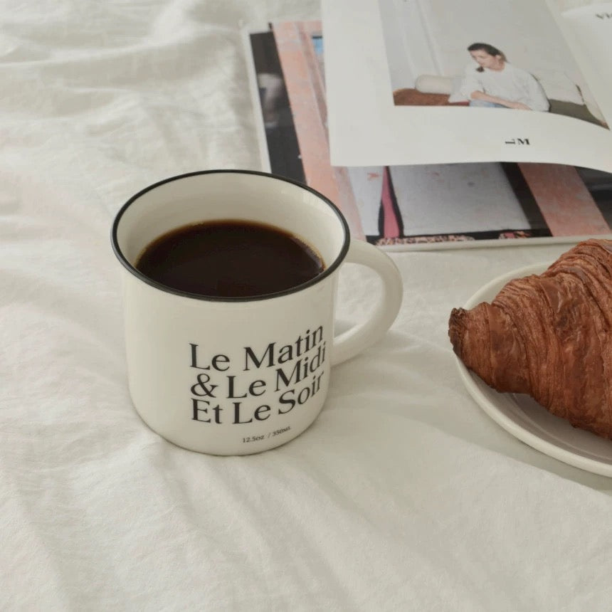 Retro Typography Ceramic Mug