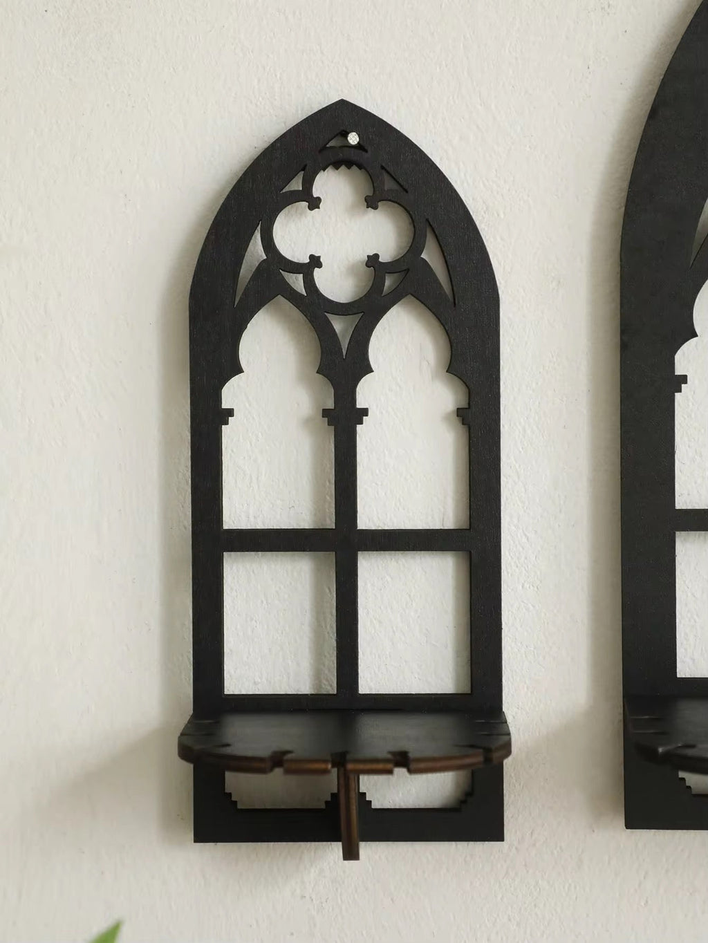 Gothic Wooden Arch Shelf