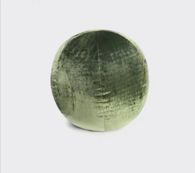 Furry Ball Plush Green 35 cm (13.7 in)
