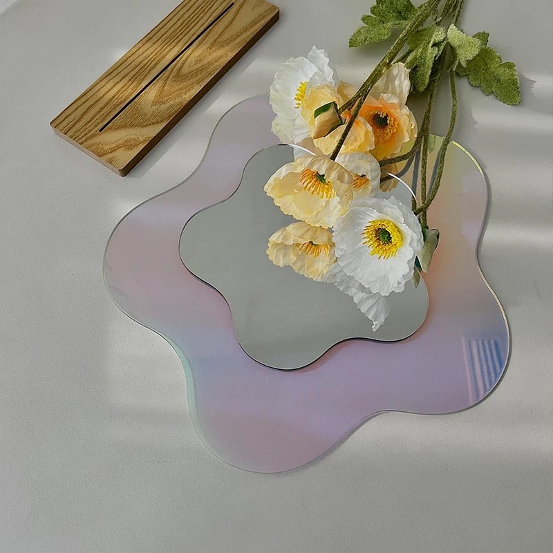 Iridescent Acrylic Abstract Mirror