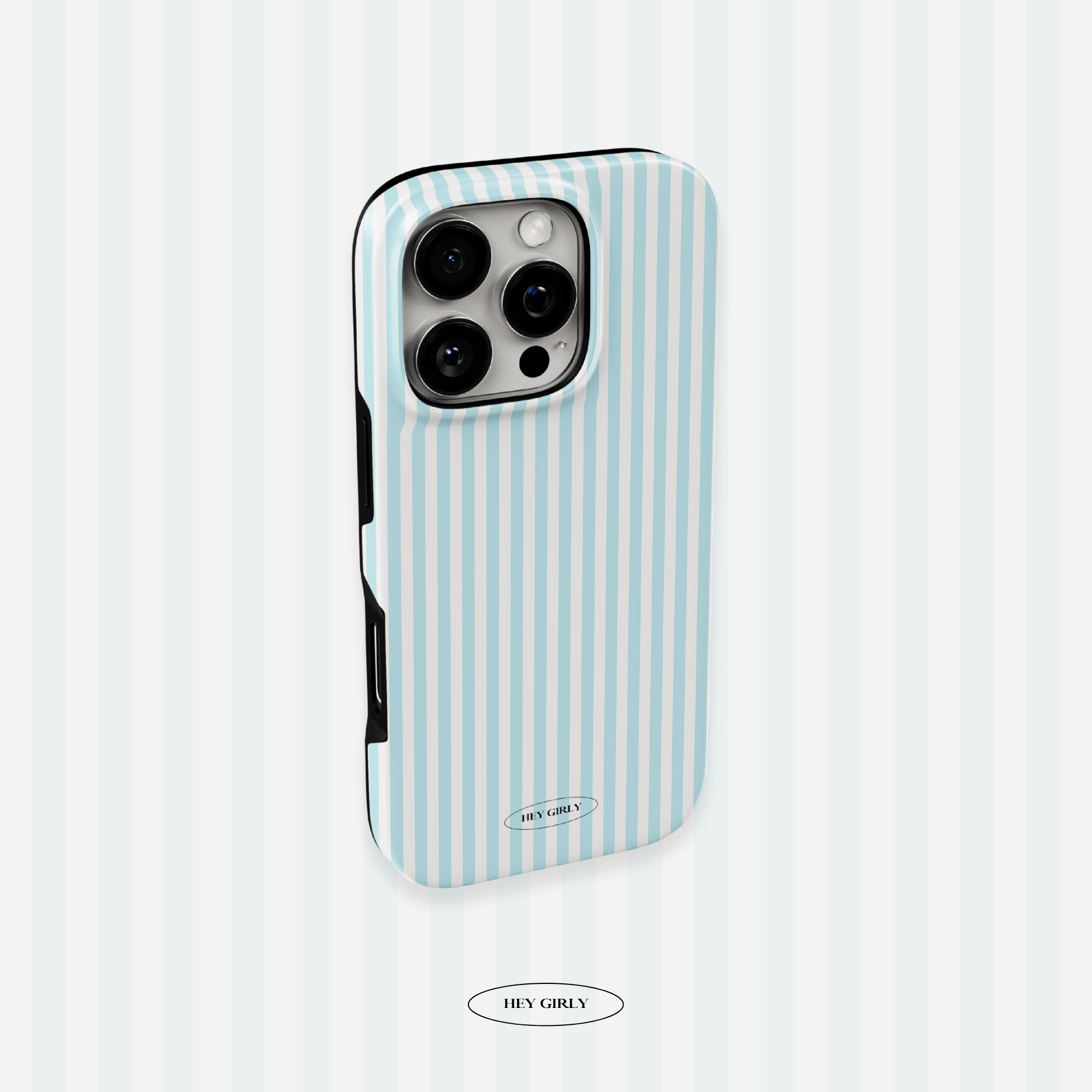Blue Striped iPhone Case